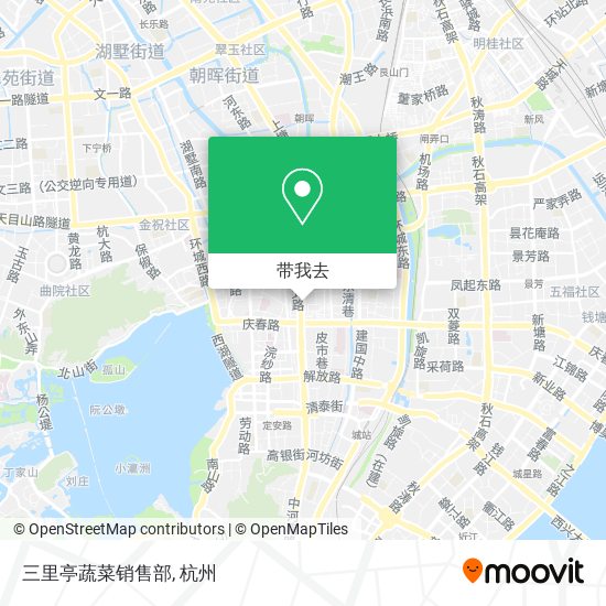 三里亭蔬菜销售部地图