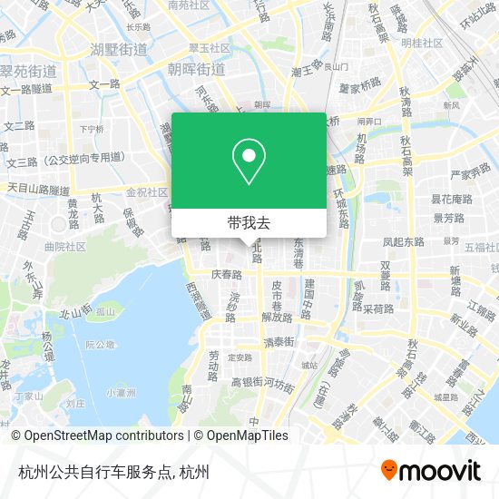 杭州公共自行车服务点地图
