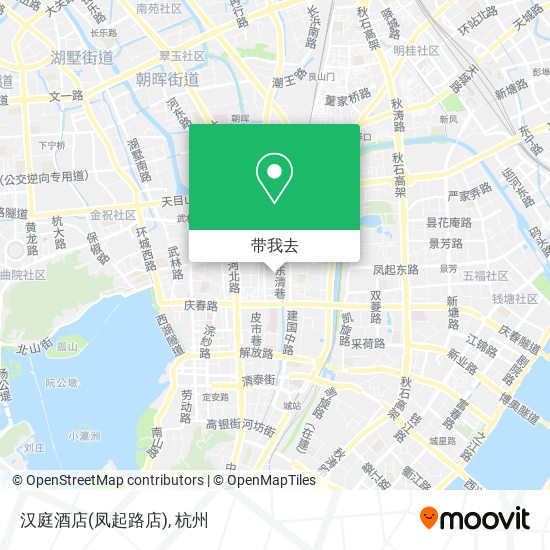 汉庭酒店(凤起路店)地图