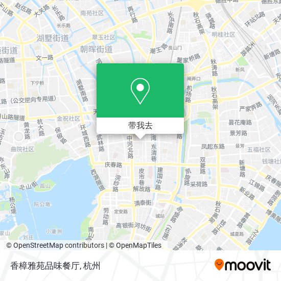 香樟雅苑品味餐厅地图