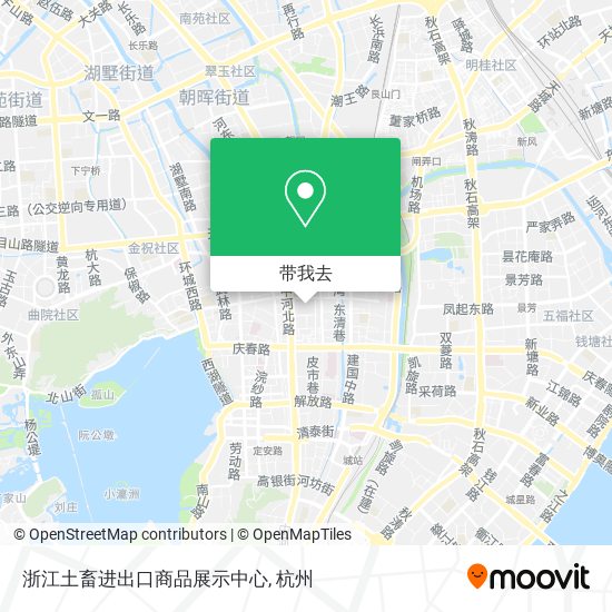 浙江土畜进出口商品展示中心地图