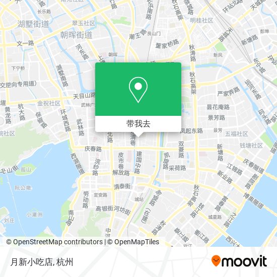 月新小吃店地图