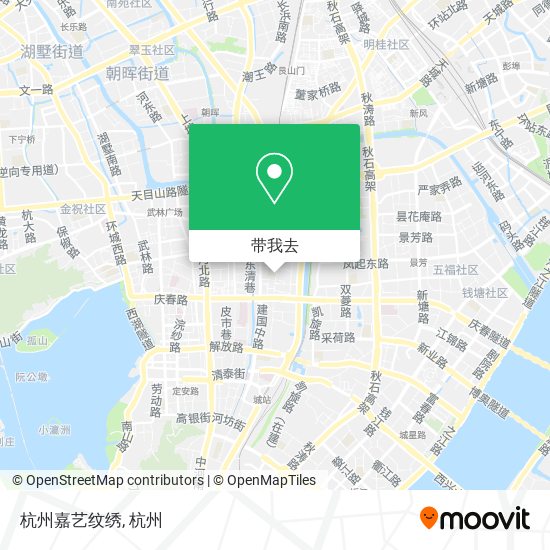 杭州嘉艺纹绣地图