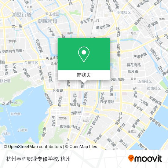 杭州春晖职业专修学校地图