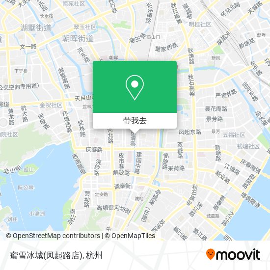 蜜雪冰城(凤起路店)地图