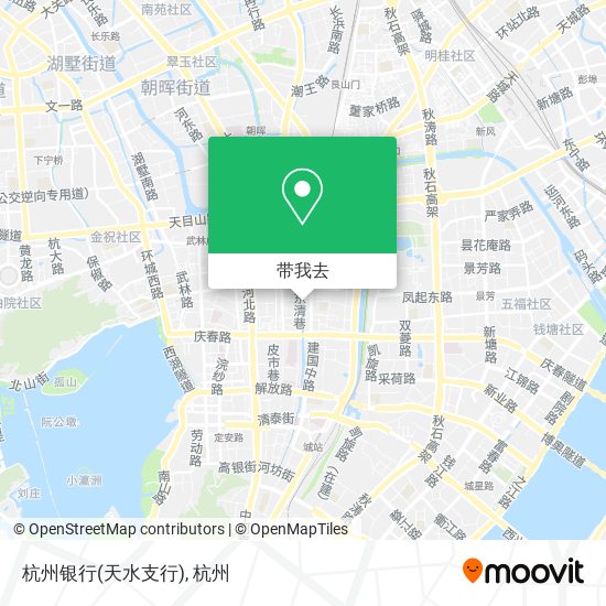 杭州银行(天水支行)地图