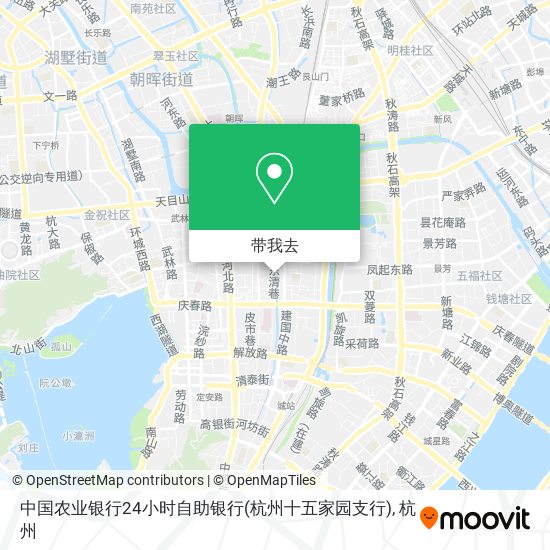 中国农业银行24小时自助银行(杭州十五家园支行)地图