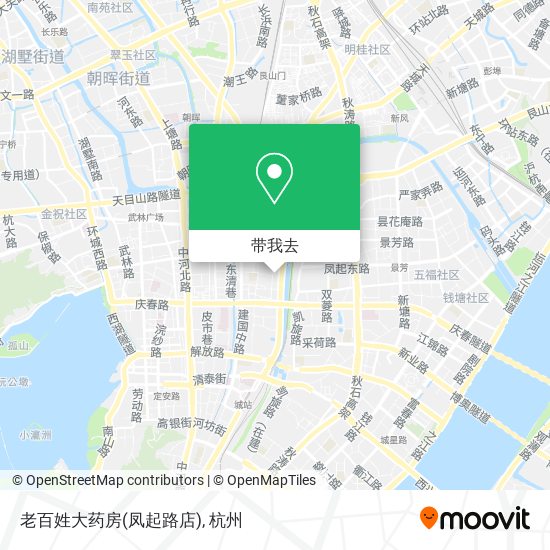 老百姓大药房(凤起路店)地图