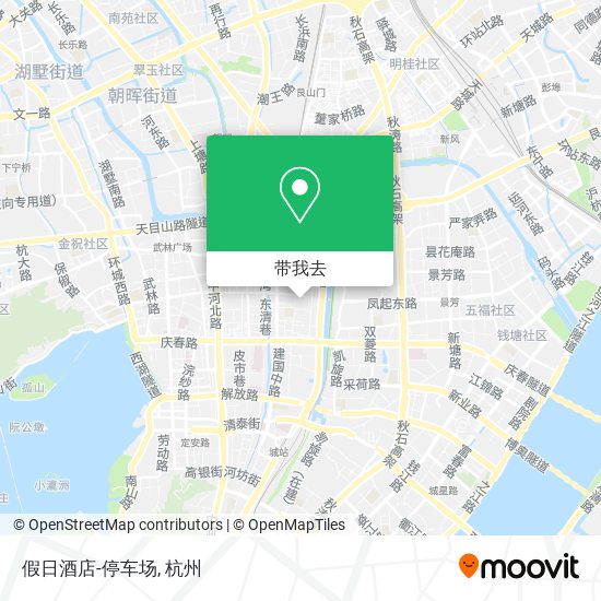 假日酒店-停车场地图
