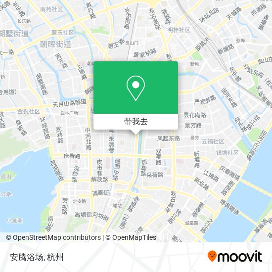 安腾浴场地图