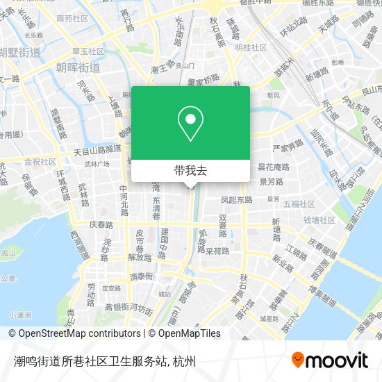 潮鸣街道所巷社区卫生服务站地图
