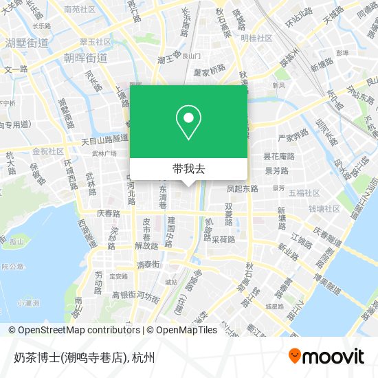 奶茶博士(潮鸣寺巷店)地图