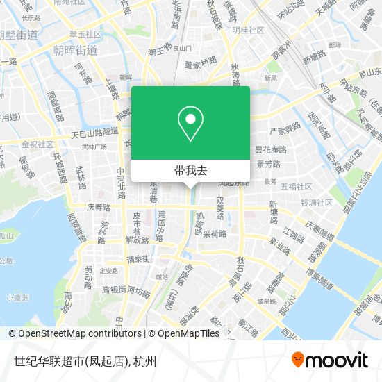 世纪华联超市(凤起店)地图