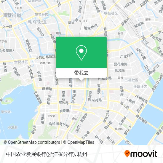 中国农业发展银行(浙江省分行)地图