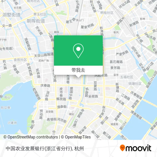 中国农业发展银行(浙江省分行)地图