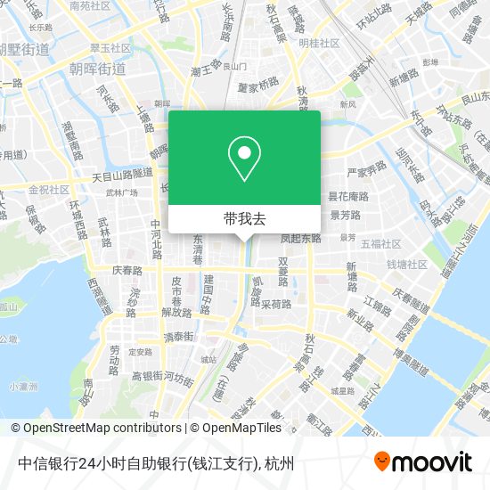 中信银行24小时自助银行(钱江支行)地图
