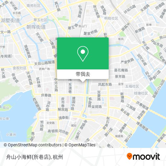舟山小海鲜(所巷店)地图
