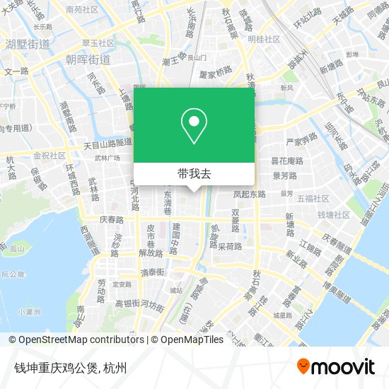 钱坤重庆鸡公煲地图