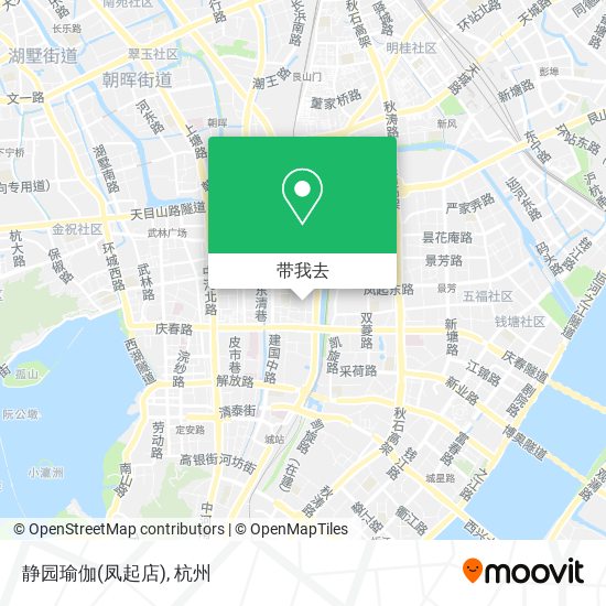 静园瑜伽(凤起店)地图