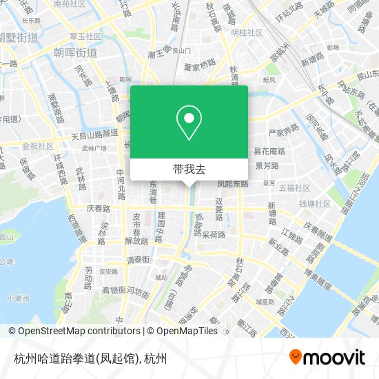 杭州哈道跆拳道(凤起馆)地图