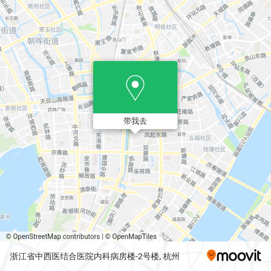 浙江省中西医结合医院内科病房楼-2号楼地图