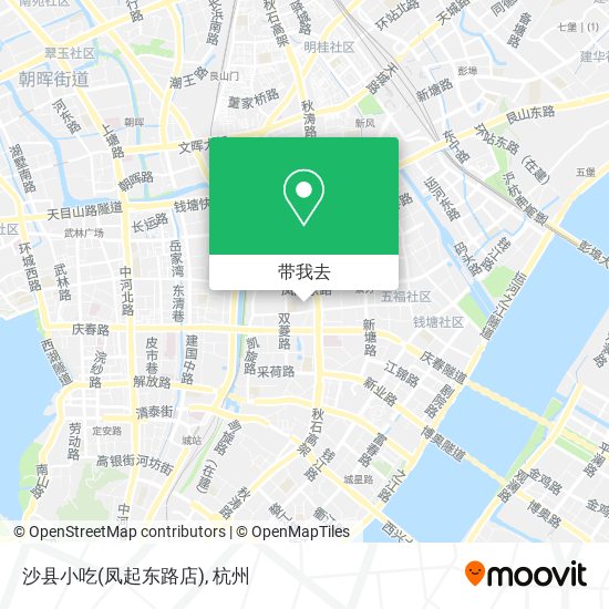 沙县小吃(凤起东路店)地图
