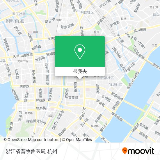 浙江省畜牧兽医局地图