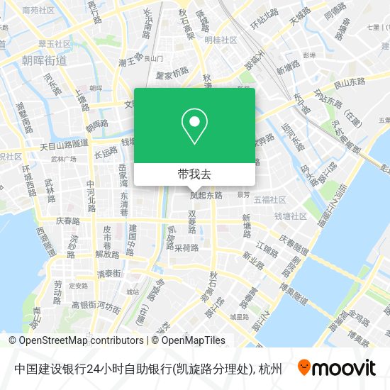 中国建设银行24小时自助银行(凯旋路分理处)地图