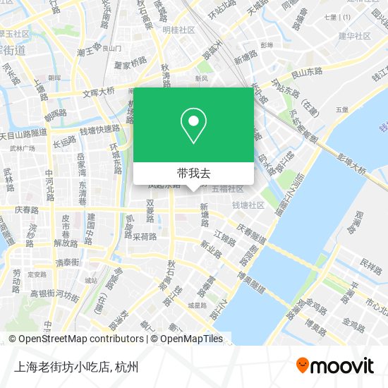 上海老街坊小吃店地图