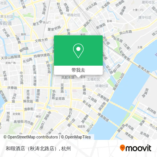 和颐酒店（秋涛北路店）地图