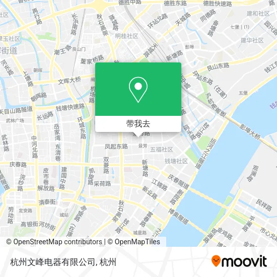 杭州文峰电器有限公司地图