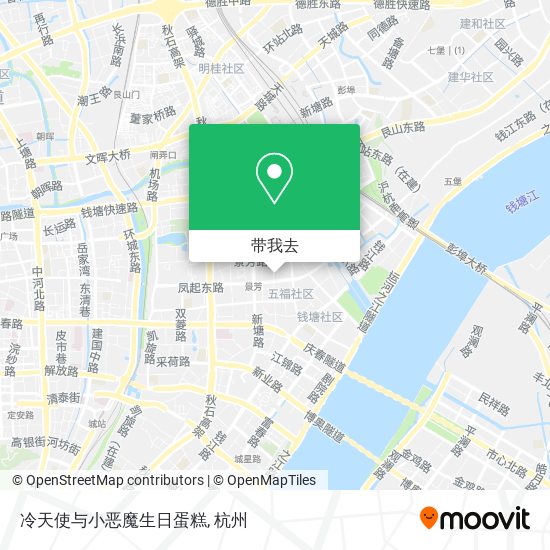 冷天使与小恶魔生日蛋糕地图