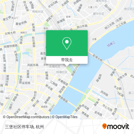 三堡社区停车场地图