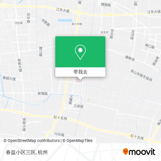 春益小区三区地图