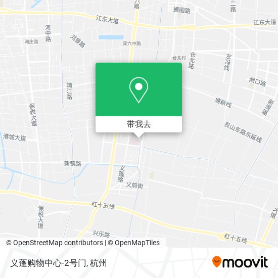 义蓬购物中心-2号门地图