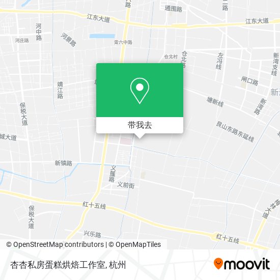 杏杏私房蛋糕烘焙工作室地图