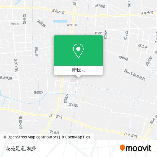 花苑足道地图