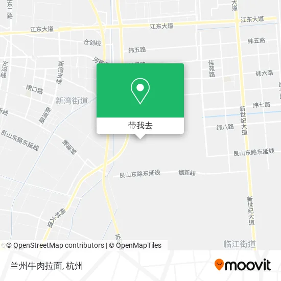 兰州牛肉拉面地图