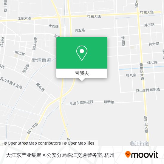 大江东产业集聚区公安分局临江交通警务室地图