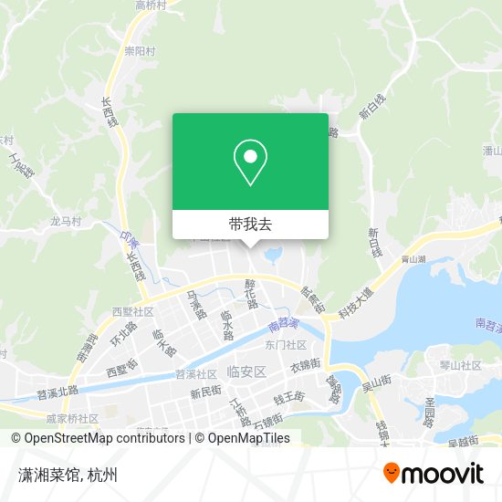 潇湘菜馆地图