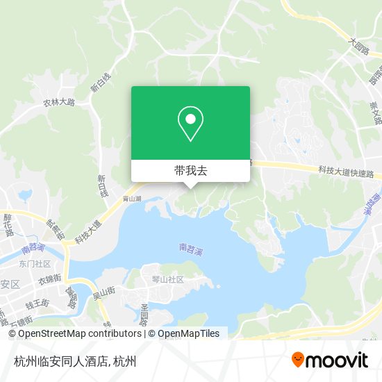杭州临安同人酒店地图