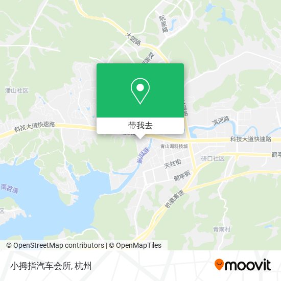小拇指汽车会所地图