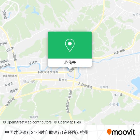 中国建设银行24小时自助银行(东环路)地图