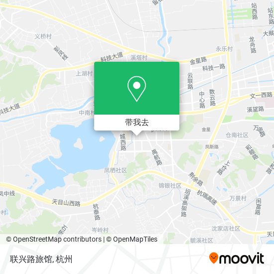 联兴路旅馆地图