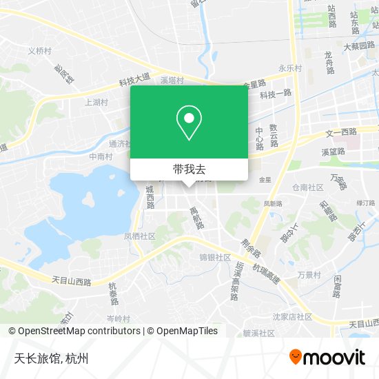 天长旅馆地图