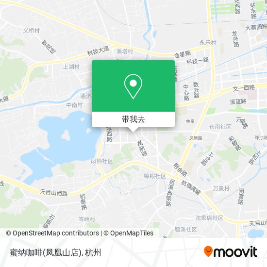 蜜纳咖啡(凤凰山店)地图