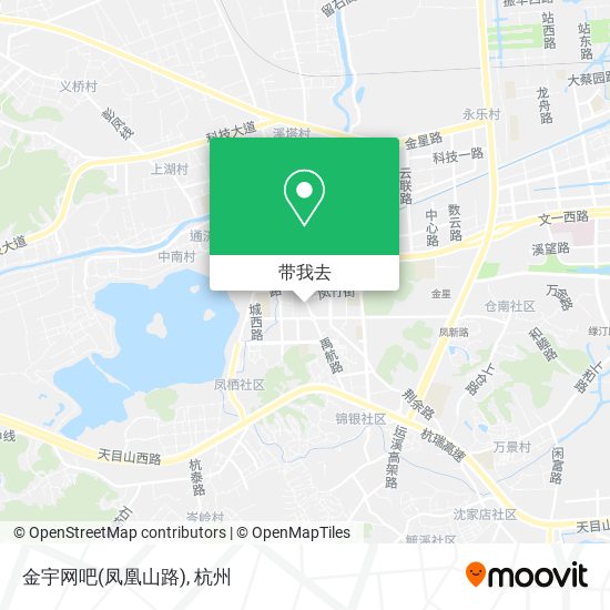 金宇网吧(凤凰山路)地图