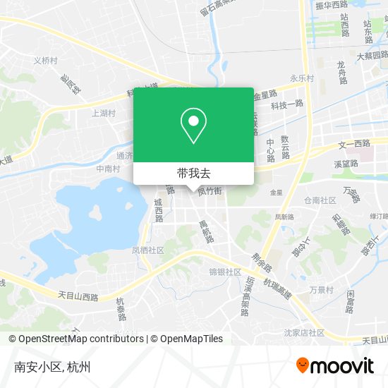 南安小区地图