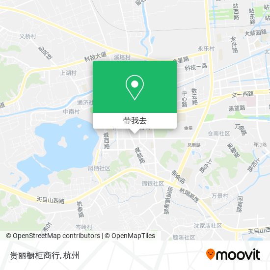 贵丽橱柜商行地图