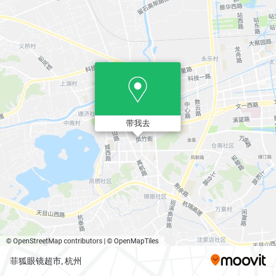 菲狐眼镜超市地图